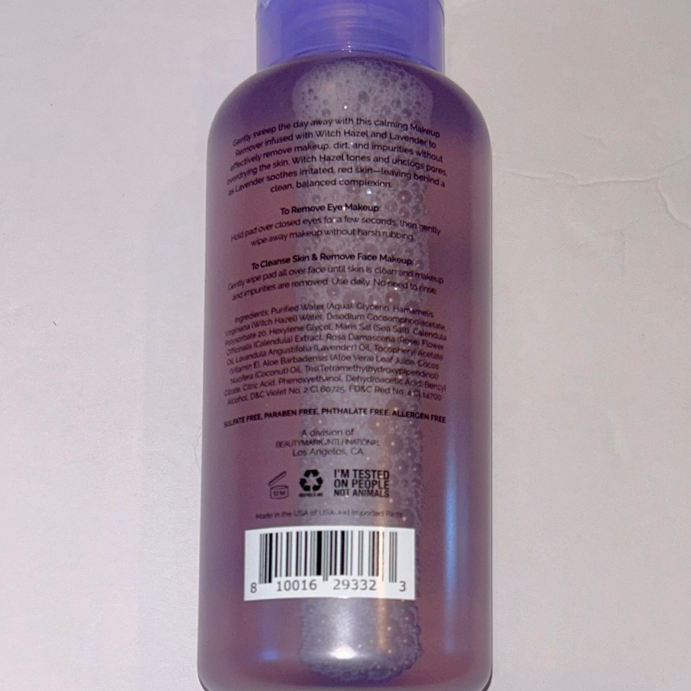 Lacuna Purple Double Action Eye & Face Makeup Remover - Picture 2 of 2